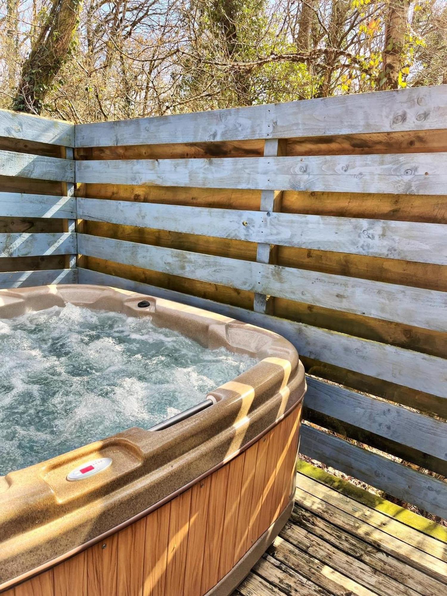 Wren 8-Hot Tub-Woodland Lodges-St Clears-Carmarthen-Tenby Exteriér fotografie